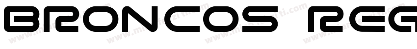 Broncos Regular字体转换
